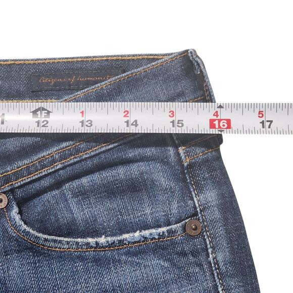 CITIZENS OF HUMANITY Jeans Low Waist Flare Leg Ingrid Medium Wash Womens Sz 29 - Picture 12 of 16